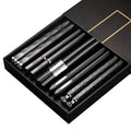 Reusable Alloy Chopsticks Set - Japanese & Korean Style Flatware for Kitchen Tableware