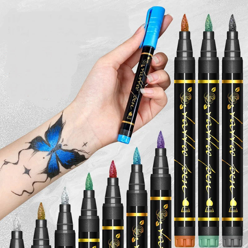 Face Paint Markers Set for Beginners - Non-Toxic Body Art DIY Drawing