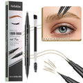 Waterproof Double-Ended Liquid Eyebrow Pencil - Smudge-Proof & Sweat-Resistant
