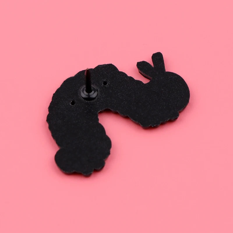 Eat Rich Enamel Pin Brooch - Funny Jewelry Gift for Backpack & Clothing