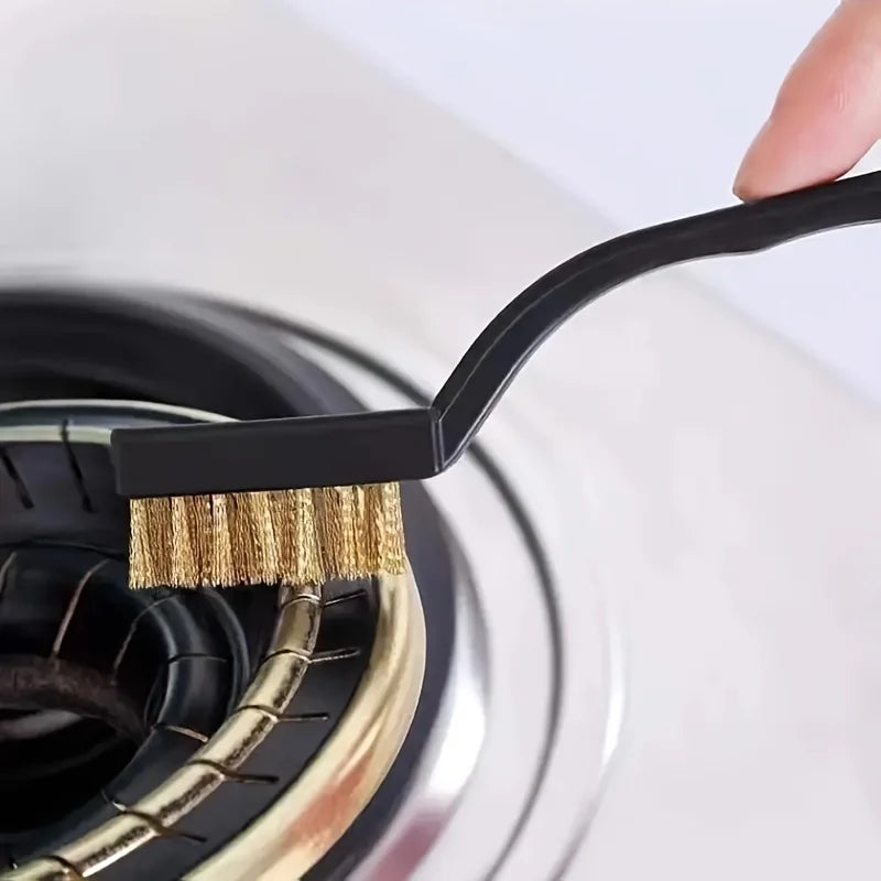 Gas Stove & Range Hood Cleaning Brush Set - Multi-Functional Kitchen Decontamination Wire Brushes
