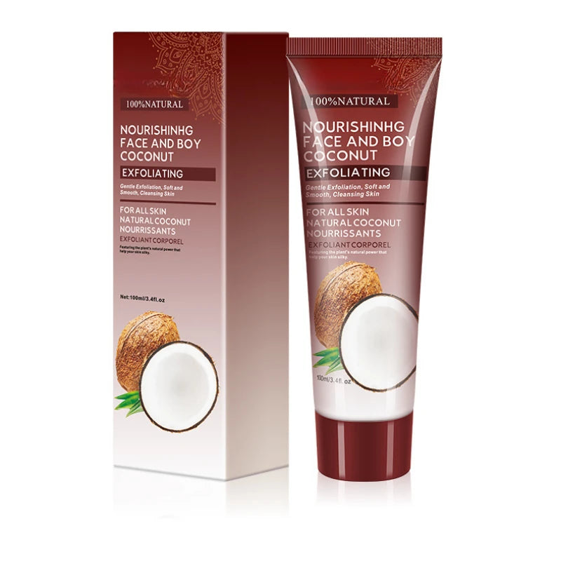 Natural Papaya Exfoliating Face & Body Gel Scrub - 100ml Peeling Cream