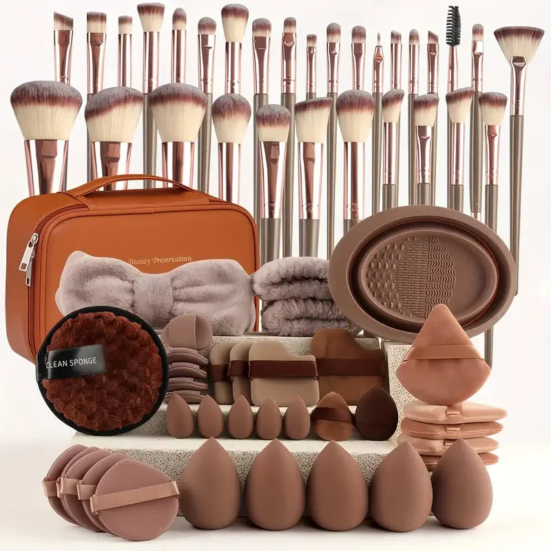 Premium Makeup Brush Set 3-20 Pcs Soft Synthetic Face Eye Blending Tools