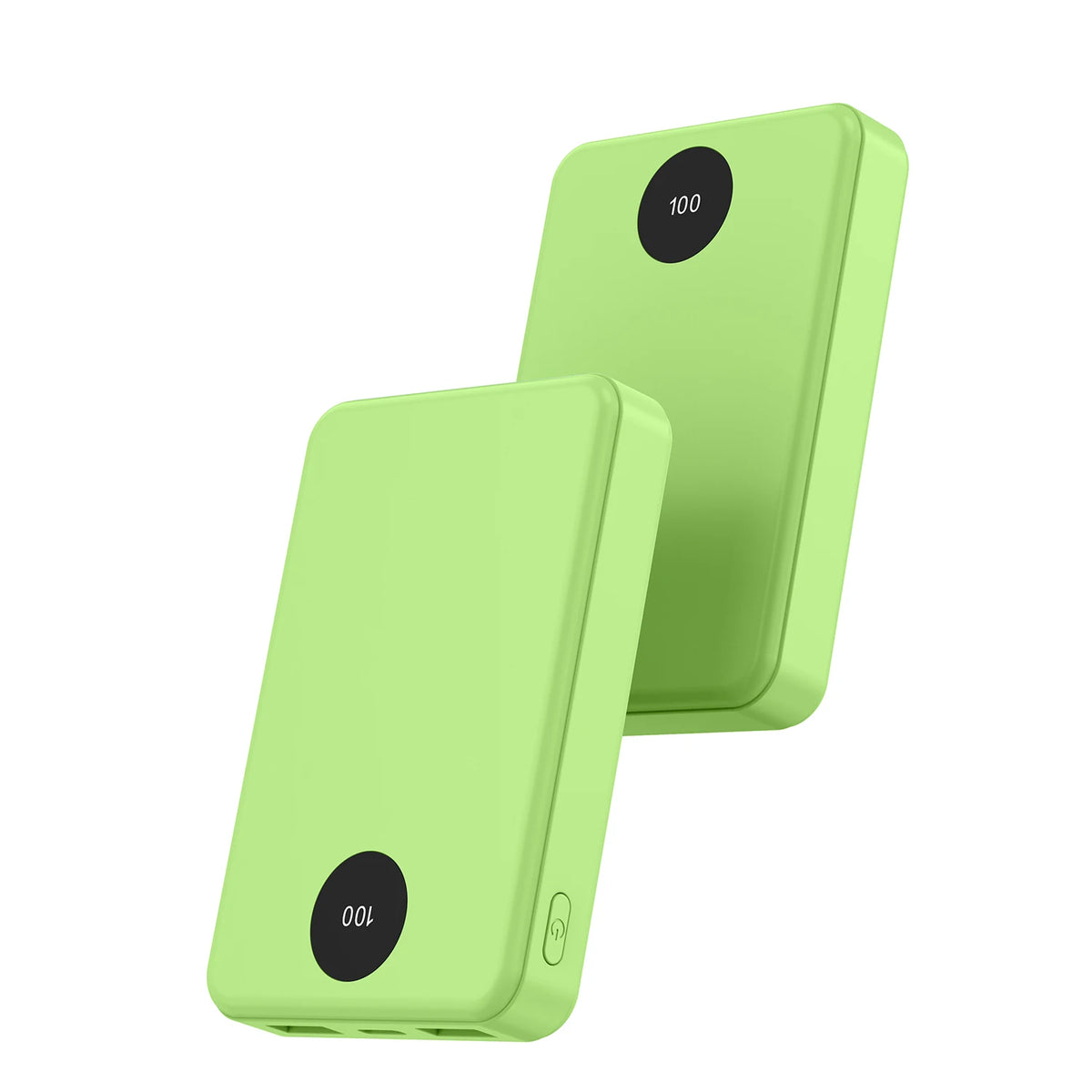 Portable 10000mAh Power Bank with Digital Display Dual USB & USB-C Charging