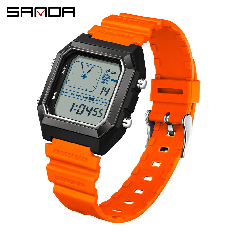 Digital Sports Alarm Watch for Men Women Boys Multifunction Luminous Chronograph
