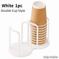 Disposable Cup Holder Multi-Function Coffee Organizer Desktop Storage Rack for Home and Kitchen