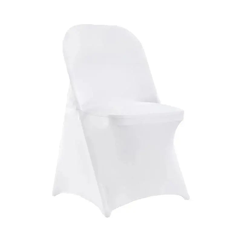 12-Pack Elastic Spandex Wedding Chair Covers for Banquets and Parties