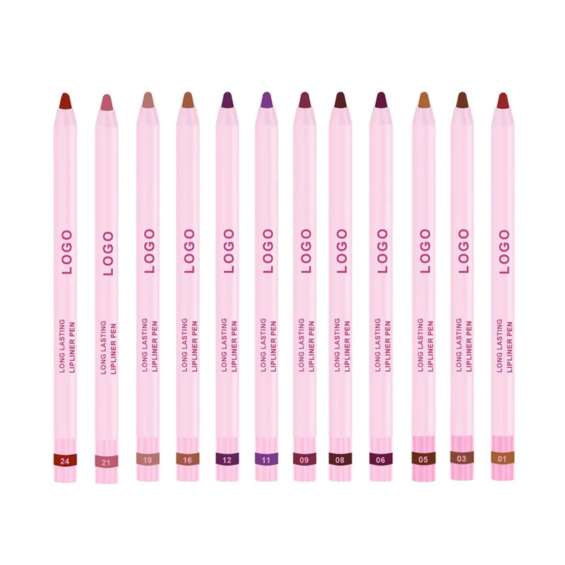 Vegan Waterproof Lip Liner Pencil Long Lasting Lip Makeup - Wholesale Custom Logo