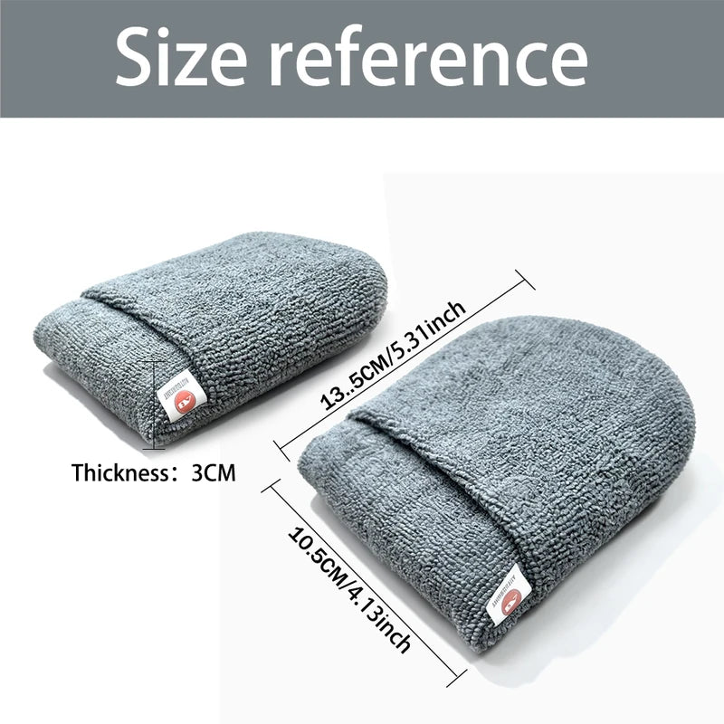Car Polishing Wax Applicator Mitts Microfiber Foam Sponge for Detailing