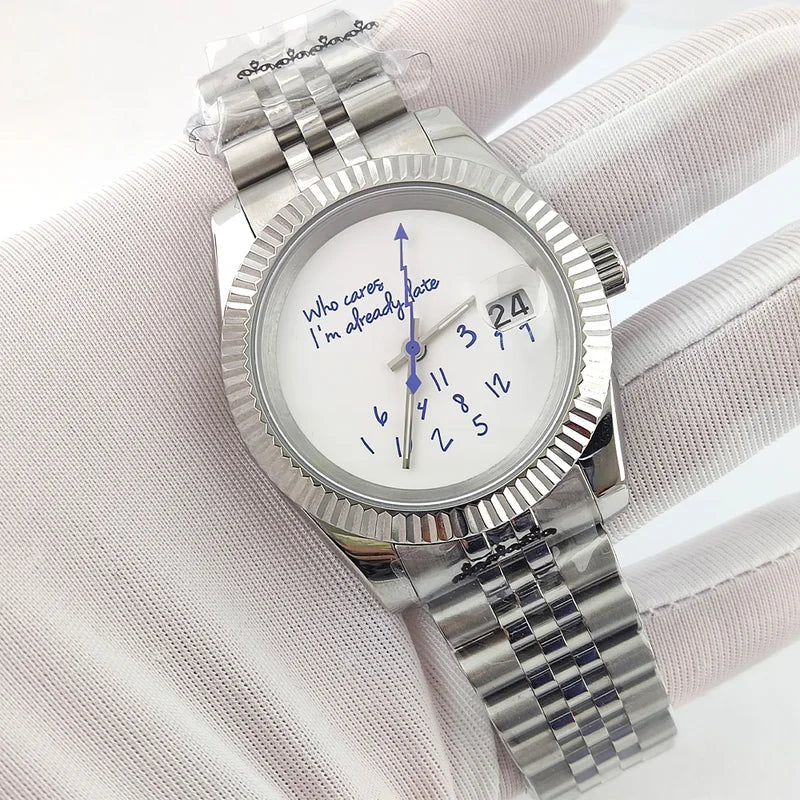 36mm/39mm NH35 Watch Case with Sapphire Crystal Glass Waterproof for Men and Women