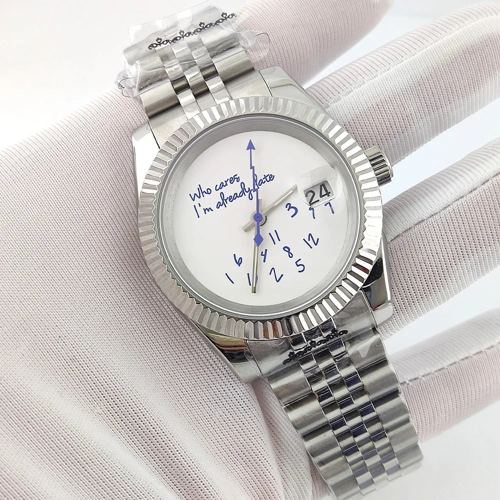 36mm/39mm NH35 Watch Case with Sapphire Crystal Glass Waterproof for Men and Women