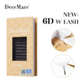 6D-W Natural Eyelash Extension Sets - Professional-Grade Salon Lashes