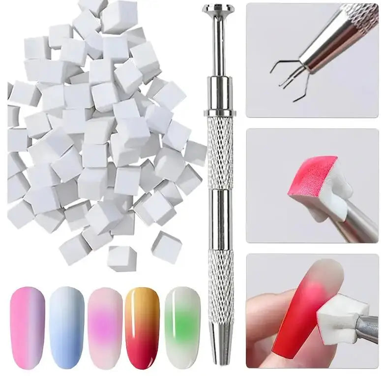 Matte Nail Gel Kit with Air Cushion Remover for Long-Lasting Manicure - Multiple Colors