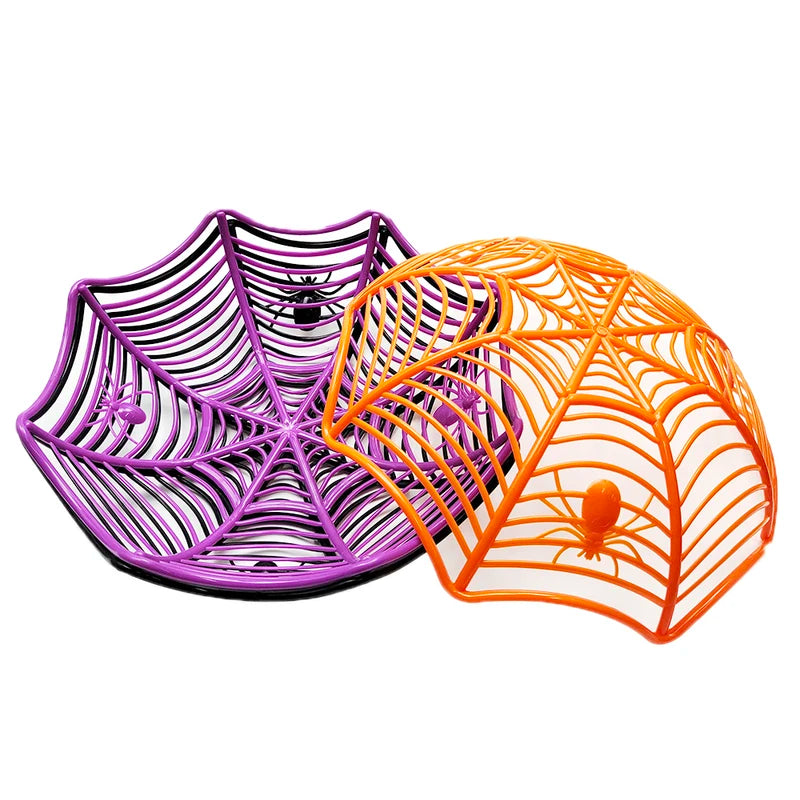 Halloween Candy Basket Snack Fruit Bowl Trick or Treat Party Supplies