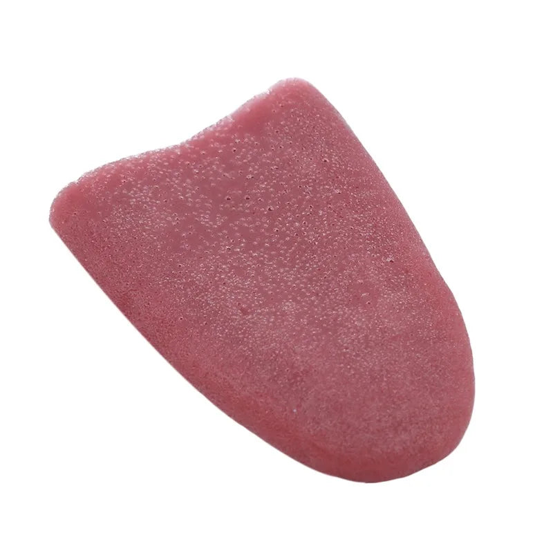 Fake Tongue Piercing Prank Set - Silicone Halloween Party Toy, 1-4 Pieces