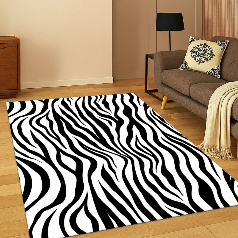 3D Animal Print Carpet Rug for Kid Playroom, Bedroom & Living Room, Non-slip Decor
