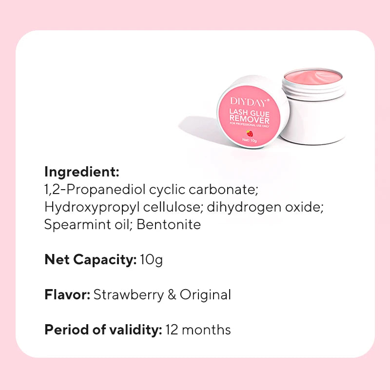 Eyelash Glue Remover - Gentle, Fast-Acting Lash Adhesive Dissolver for Sensitive Eyes