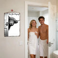 Farmhouse Bathroom Wall Art Decor Funny Sign for Restroom and Toilet