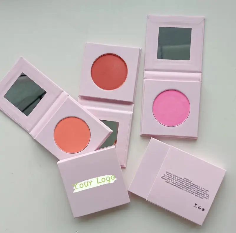 Natural Matte Blush Palette with Custom Logo - Face Contour & Cheek Makeup