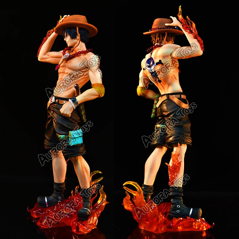 Anime One Piece Ace PVC Collectible Action Figure - 9.44in/24cm