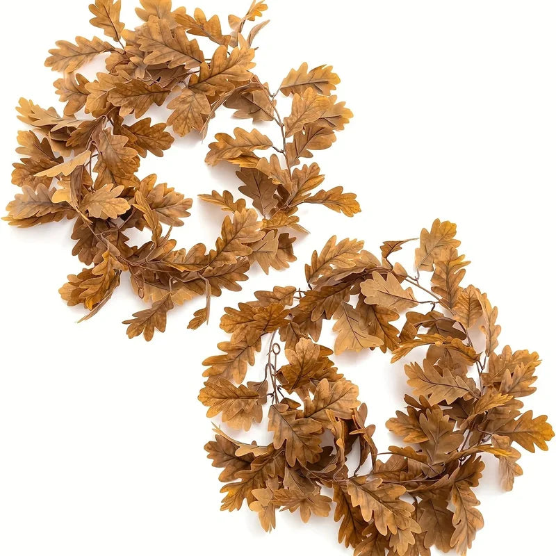 Artificial Plant 240cm Faux Chrysanthemum & Acacia Leaf Wall Decor