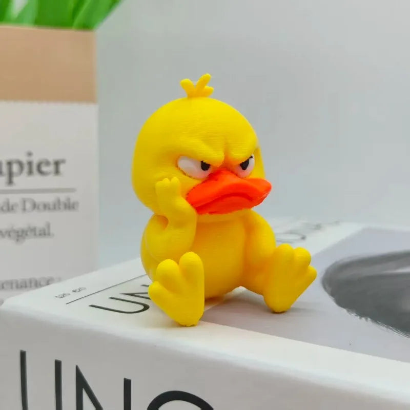 3D Printing Angry Yellow Duck Statue - Indoor & Outdoor Holiday Decor