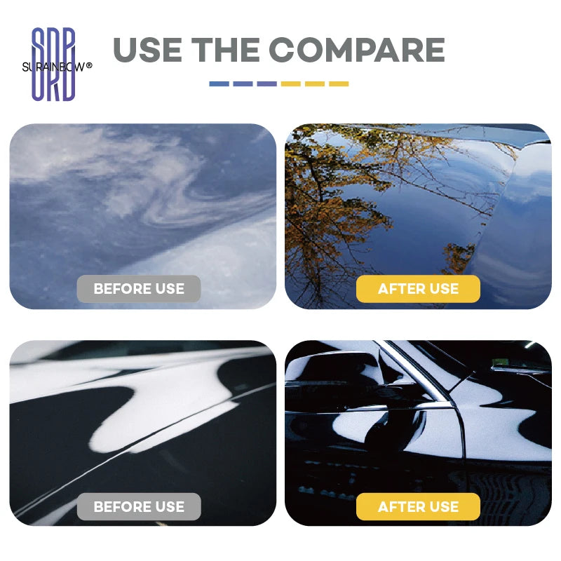 Liquid Car Wax with Carnauba Shine - All Colors, Superior Protection for All Paints
