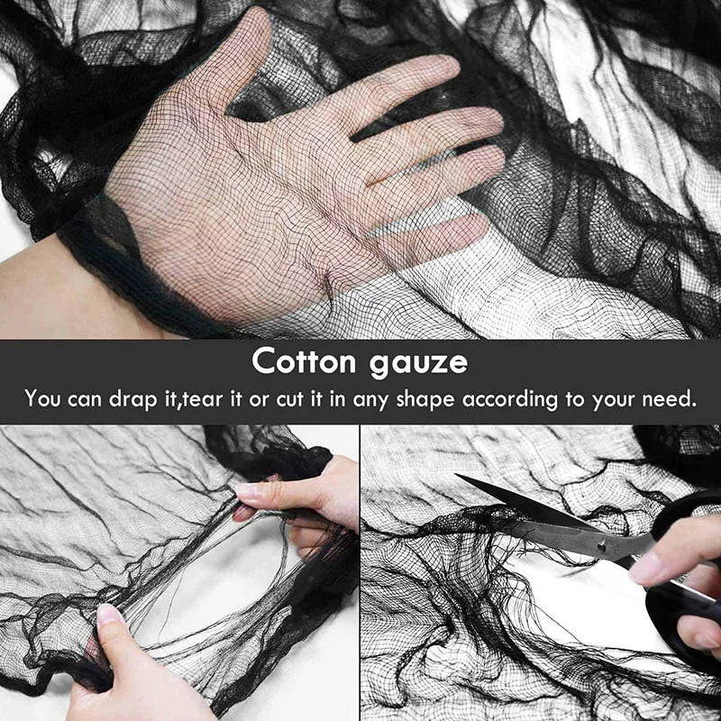 Halloween Creepy Gauze Cloth Decorations for Haunted Houses & Party Doors
