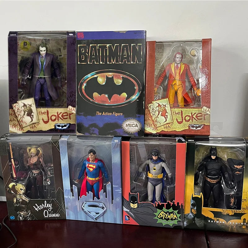 Action Figure Set - Batman Joker Harley Quinn Collectible Toys, Multiple Colors