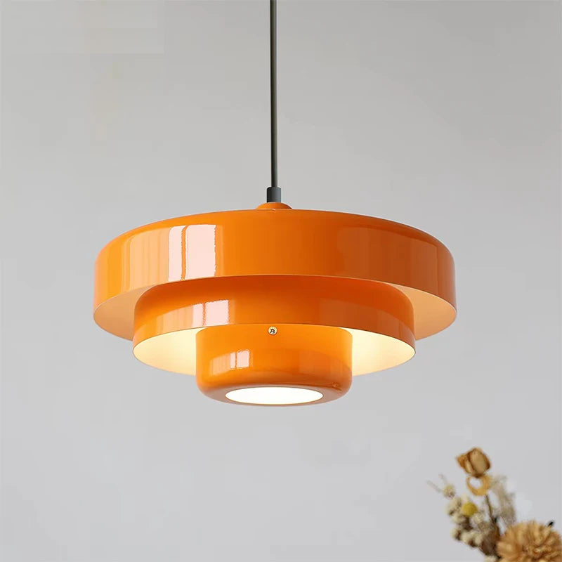 Retro Medieval Pendant Lamp - Green, White, Burgundy, Black Variants - Dining & Restaurant Lighting