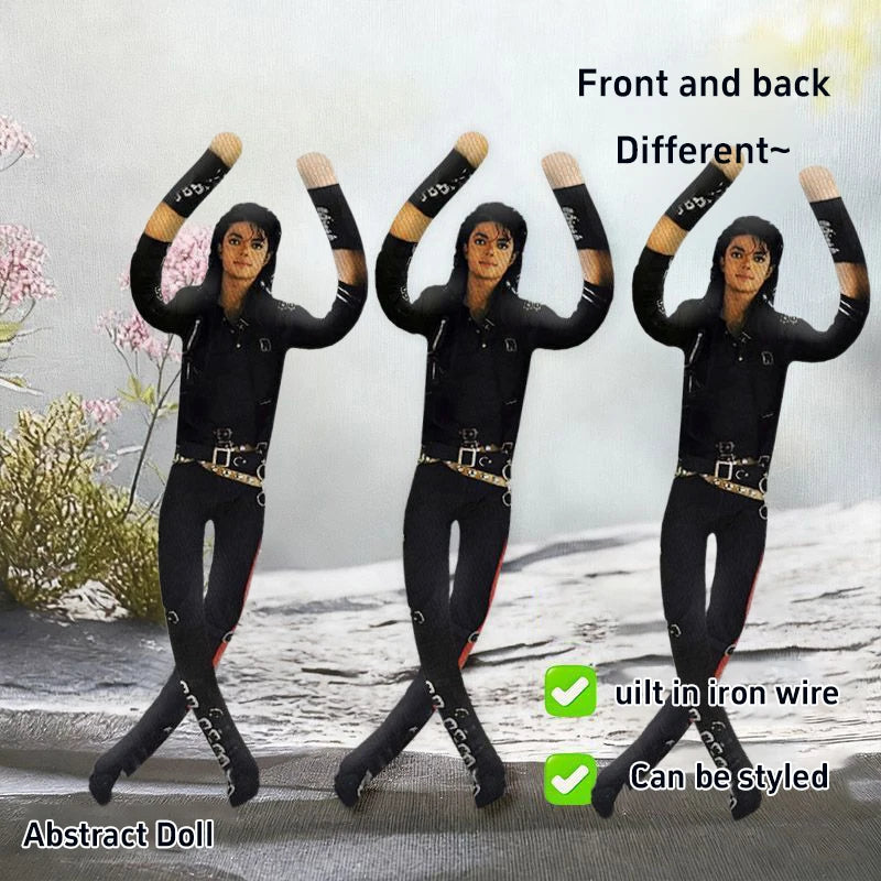 Flexible Wire Frame Poseable Doll - Michael Jackson Collectible Fan Gift