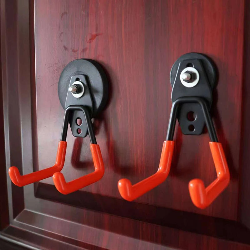 Heavy Duty Magnetic Hooks for Garage Home Garden Tool Hanging Nail-Free Installation