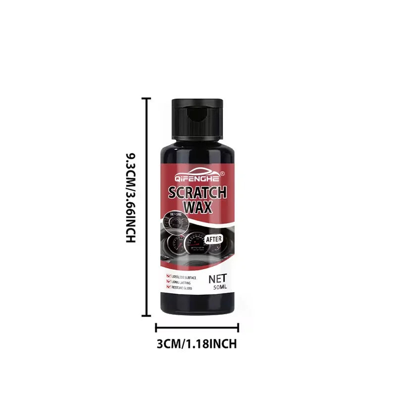 Car Scratch Repair Wax 100ml Long-Lasting Gloss Vehicle Polish