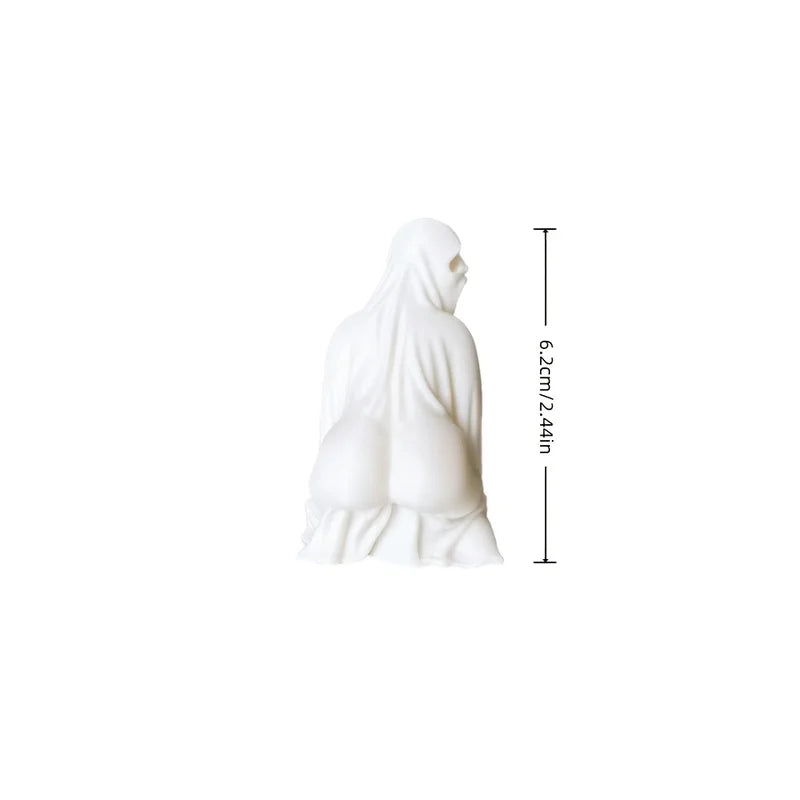 Funny Ghost Figurine - 3D Printed Indoor & Outdoor Decor, Gift, Party Filler