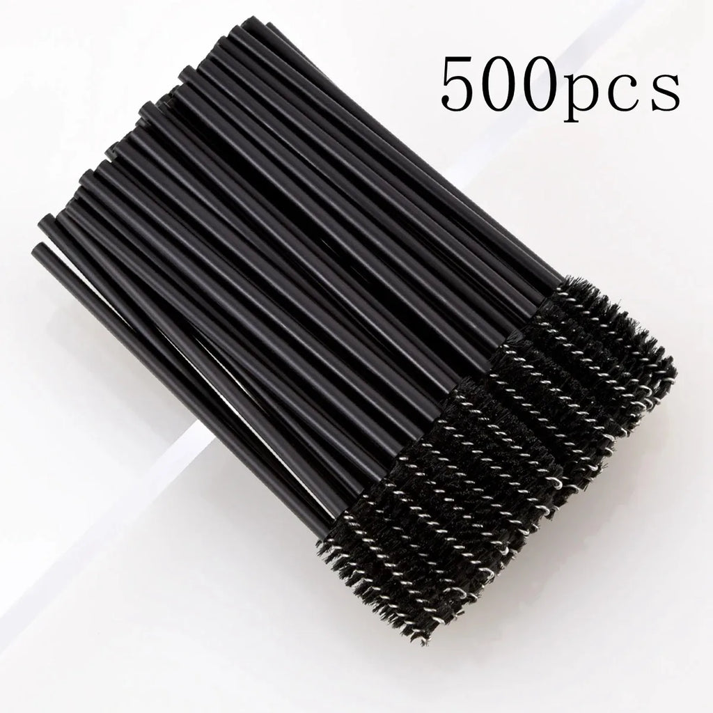 Disposable Eyelash Brushes 50/1000pcs for Extensions & Eyebrow Makeup