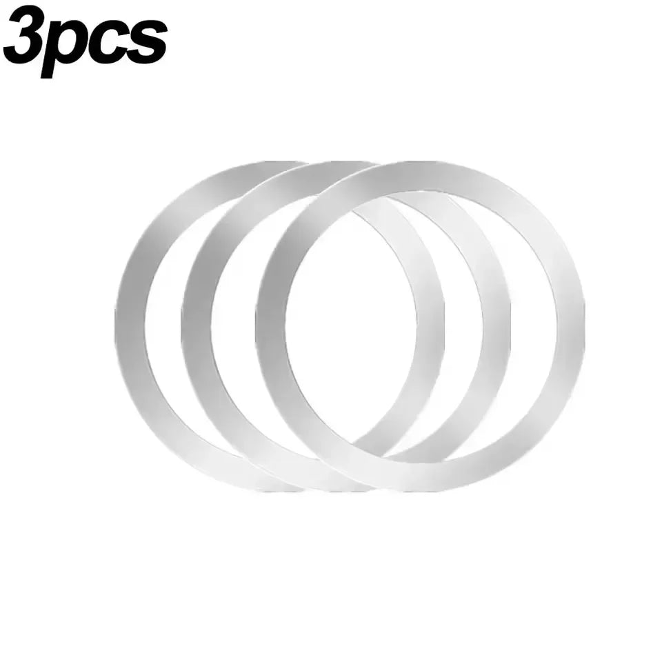 Magnetic Adapter Ring for Wireless Charging - Universal Metal Plate for Phones