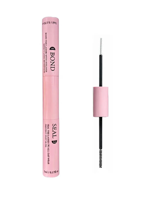 Lash Bond and Seal Kit 10ml with 5ml Lash Glue & Tweezers - Strong Hold