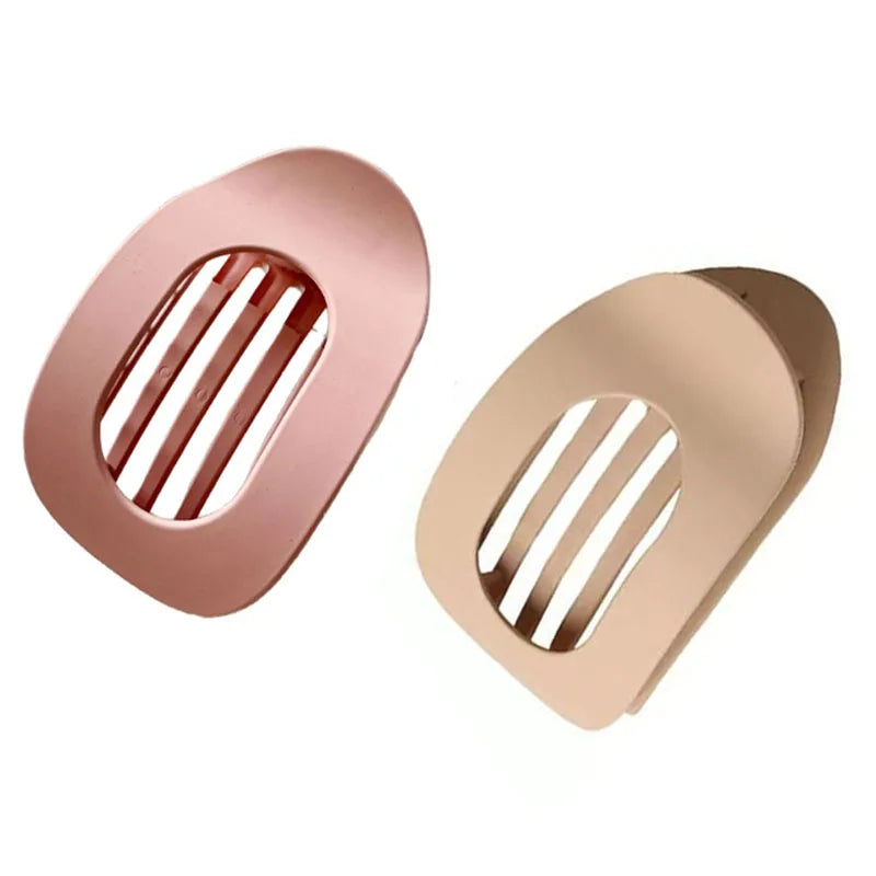 Trendy Flat Hair Clips for Women French Korean Style Hair Accessories Leopard Hair Claw Clip