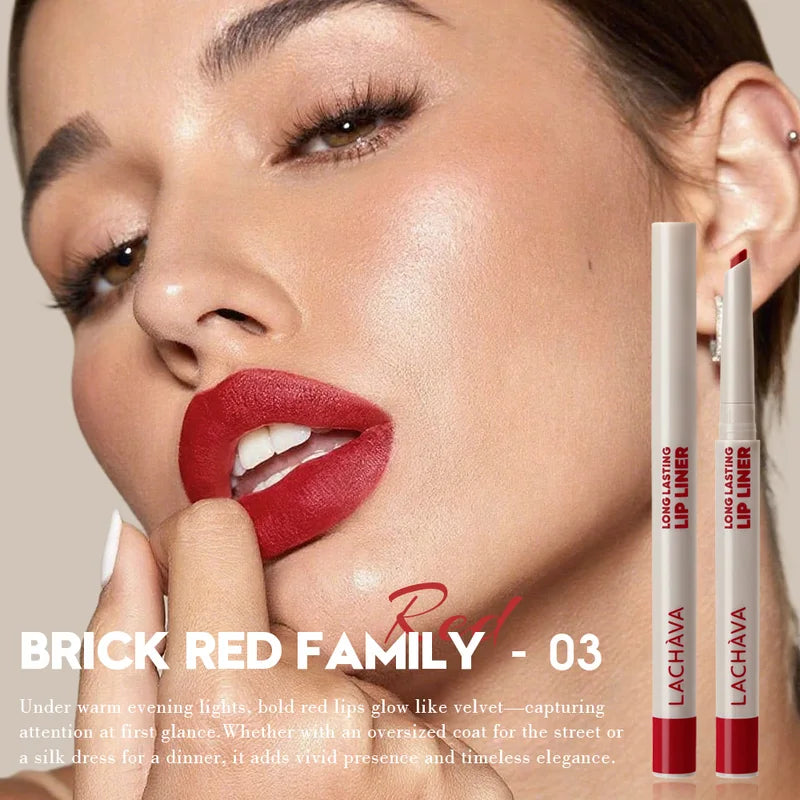Matte Lip Liner Pen - Long-Lasting Water & Sweat Resistant Makeup