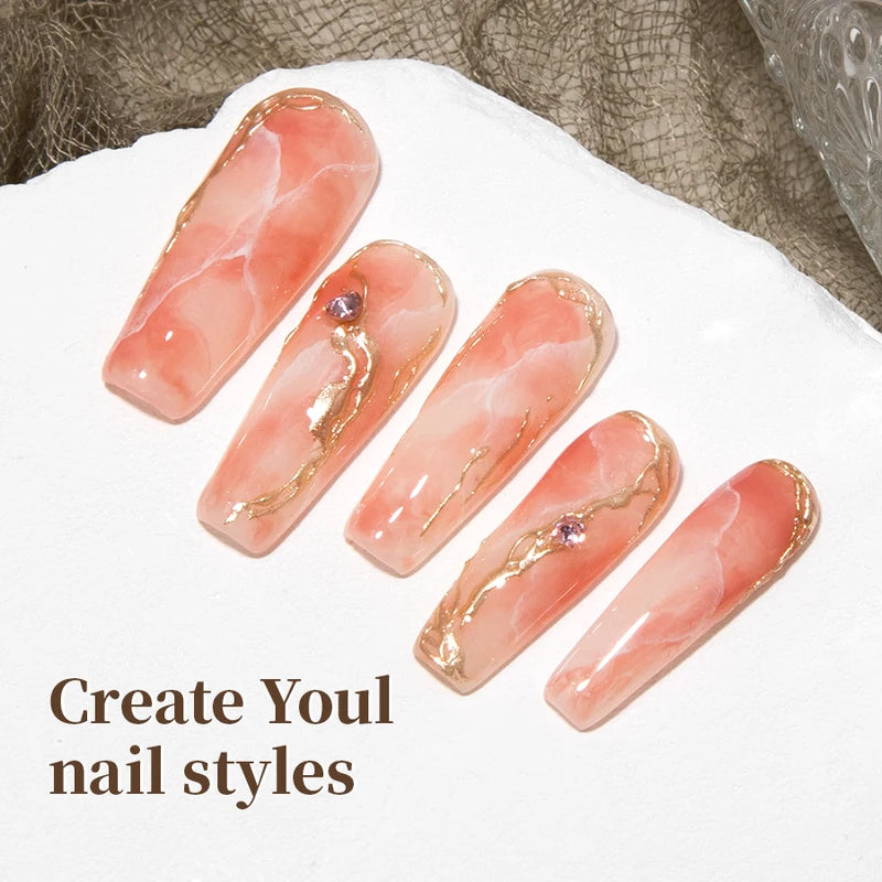 Clear Blooming Gel Polish 12ml UV LED Soak Off Nail Art Semi Permanent