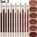 6-Piece Lip Makeup Kit with Long-Lasting Matte Waterproof Lipstick & Lip Liners