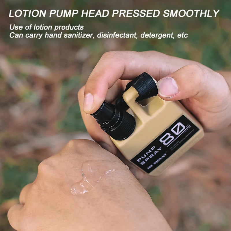 80ml Portable Spray Bottle with Carabiner - Refillable Fine Mist Atomizer for Travel