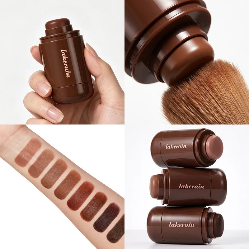Cream Bronzer Stick for Face Contouring & Shaping - Portable, Light & Easy Blending