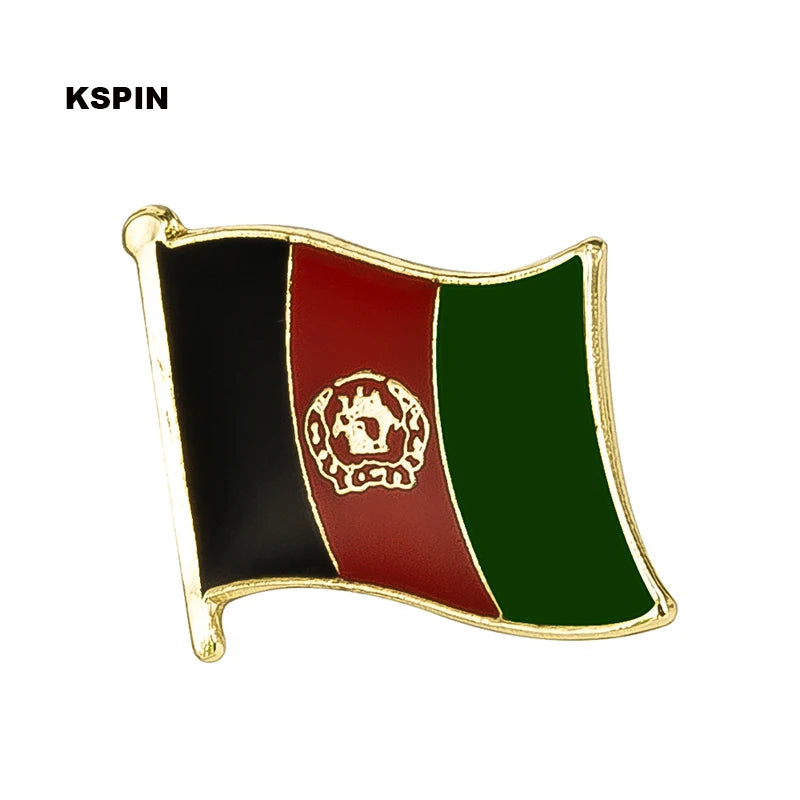 Egypt Flag Badge Brooch Lapel Pin - National Metal Flag Pin