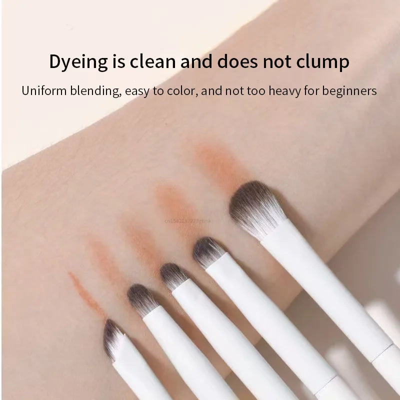 Natural Eye Makeup Brush Set - 5/8/10 Pcs Ultra Soft Eyeshadow & Eyeliner Brushes