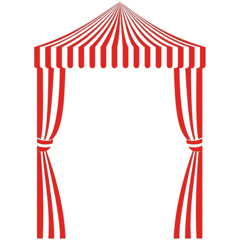 3 Pcs Carnival Party Decorations Striped Banner Set for Circus Halloween Festivities