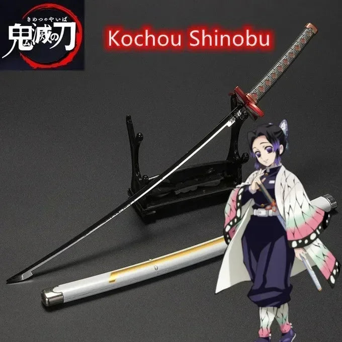 10-Inch Metal Demon Slayer Katana Toy Sword - Kimetsu No Yaiba Collectible Gift