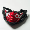 Cyberpunk Half Face Mask - Mecha Style Breathable Cosplay Mask for Halloween & Parties