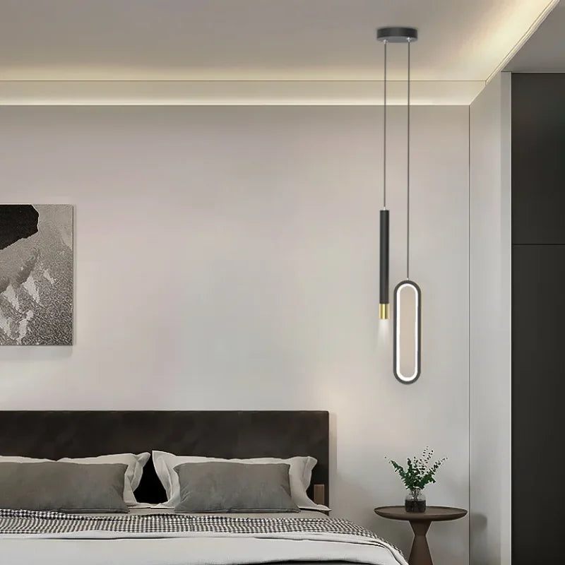 Modern LED Pendant Light Fixture for Bedroom Bathroom Entrance Ceiling Lighting