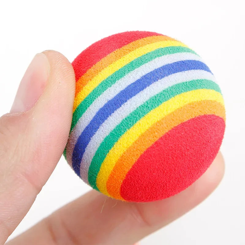 Interactive EVA Cat and Dog Toy Ball – Chew, Fetch & Teething Pet Plaything